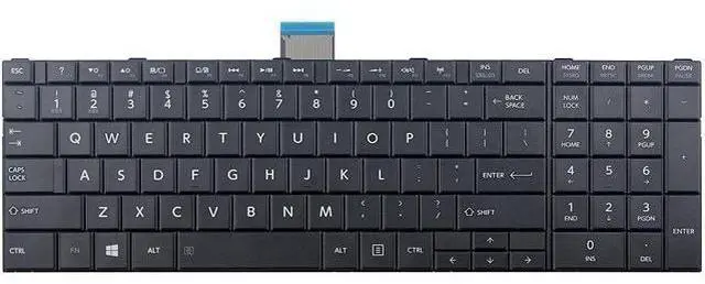 Main image of US Black Keyboard for Toshiba PN: AEBD5U00030-US MP-11B93US-920A A000238320