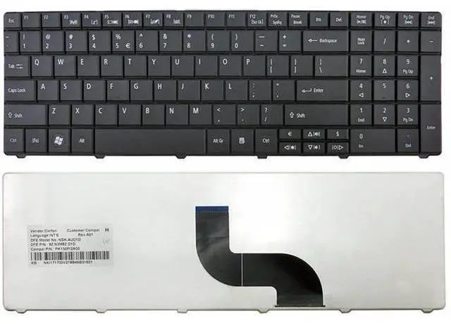 Main image of US Keyboard for Acer MP-09G33US-6981 MP-09G33U4-6981W PK130PI1B00