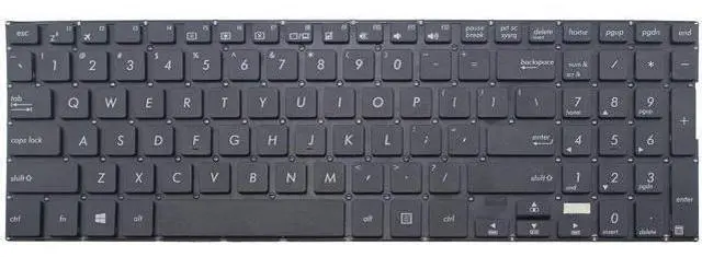 Main image of US Black Keyboard for Asus R518 R518U R518UA R518UQ