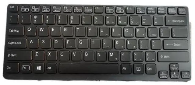 Main image of Keyboard For Black Sony VAIO SVE14A15FXS SVE14A190X SVE14AA1 backlit 149122511US