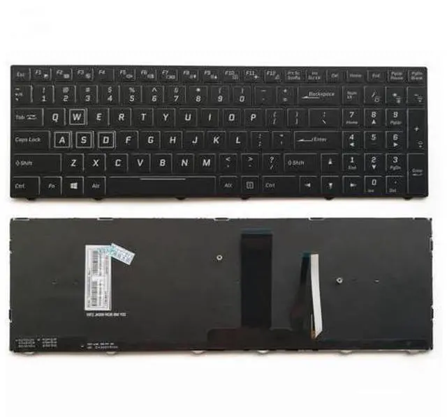 Main image of Keyboard for Clevo N855HJ1 N857HJ1 N870HJ1 N850HP6 N870HP6 RGB Backlit US