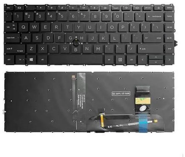 Main image of US Keyboard for HP Elitebook 840 845 745 G7 G8 Zbook14 G7 G8 Backlit Laptop