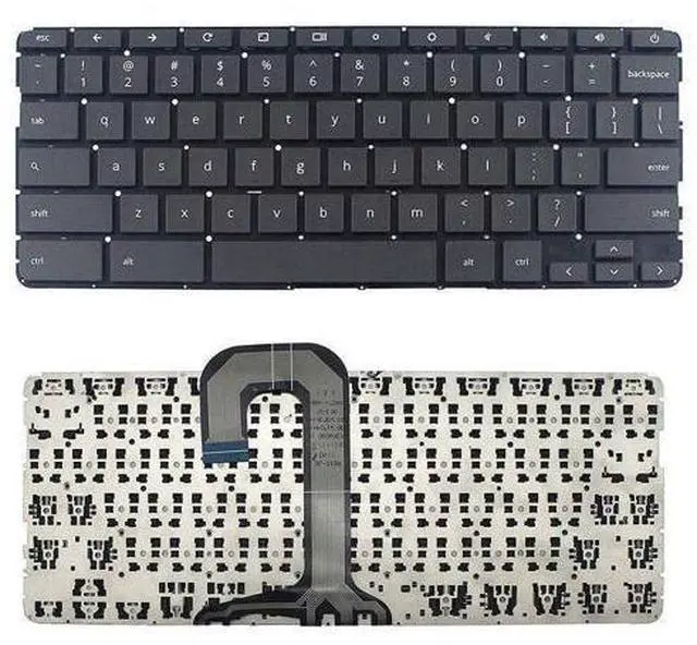 Main image of US Black English Keyboard for HP Chromebook 14 G5 14A G5 L12594-001