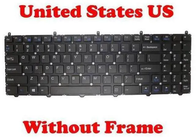 Main image of Keyboard For CLEVO W650EH MP-12N73US-430 6-80-W6500-013-1 W650RB W650RC English