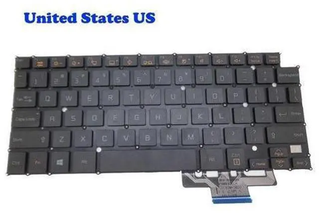 Main image of Keyboard For 13Z940 HMB8130ELA01 AEW73489812 13Z94 14Z950 English US Black