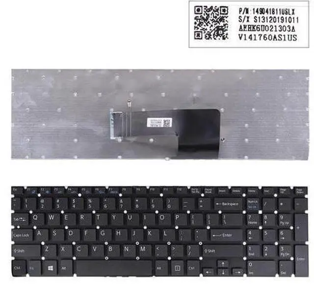 Main image of US Keyboard for SONY SVF 15 BLACK Without FRAME 149239531US V141706AS1