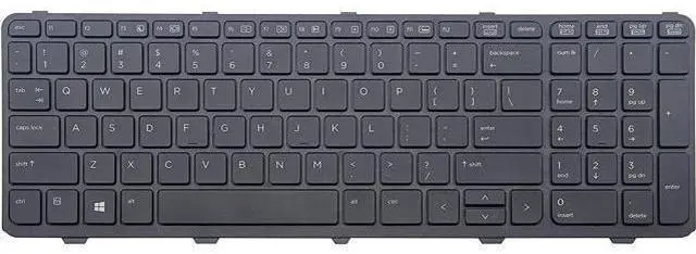 Main image of US Keyboard for HP P/N: 90.4ZA07.L01 SG-59300-XUA 768787-001 6037B0088501