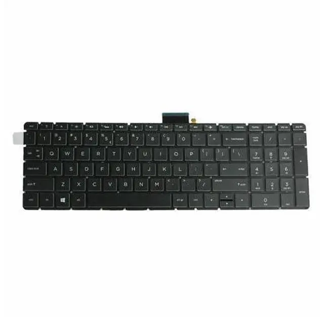 Main image of replacement keyboard for HP 15-cd 15-cd040wm 15-cd000 series US with backlight Sliver