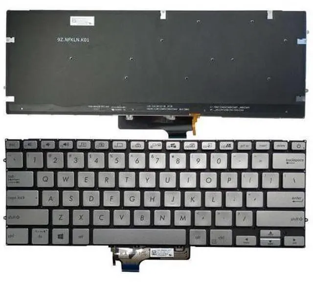 Main image of US Keyboard Backlit For ASUS UX431F UX431FA UX431FN UX431FL UX431DA Siliver