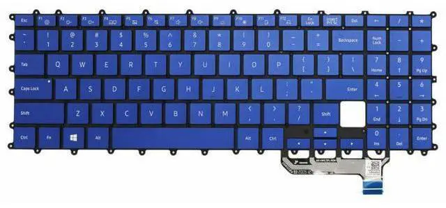Main image of Blue Backlit US Keyboard BA59-04428A For NP950QCG NT950QCG