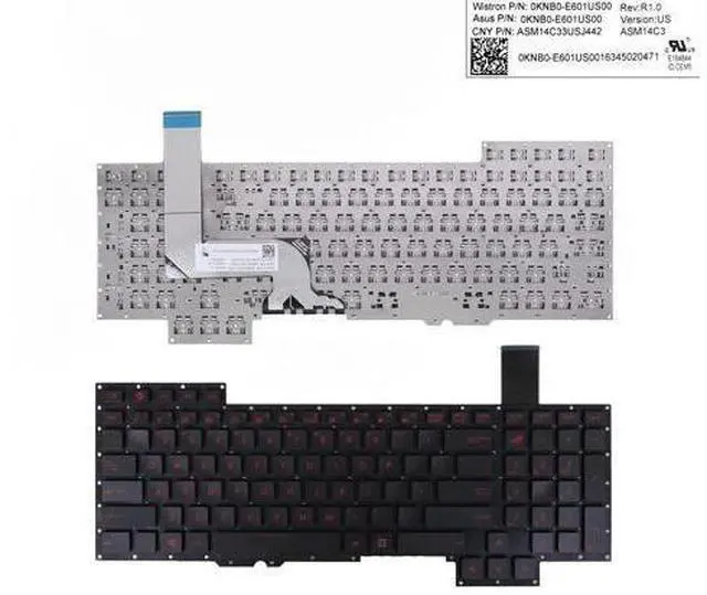 Main image of Keyboard for ASUS G751J G751JL G751JM G751JT G751JY US ASM14C33USJ442