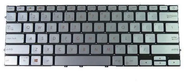 Main image of Laptop Keyboard For ASUS X431F X431FA X431FL Blue With Backlit US United States