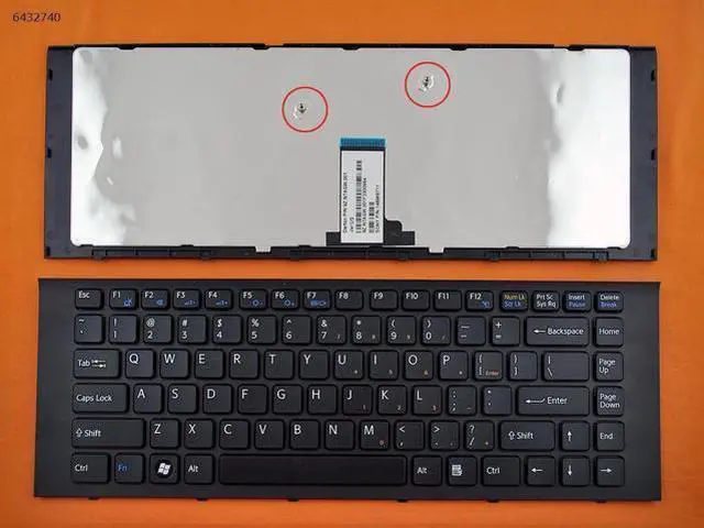 Main image of US Keyboard for SONY VAIO VPC-EG BLACK FRAME BLACK