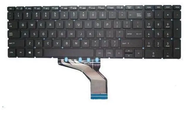 Main image of Laptop Keyboard For HP 250 G7 255 G7 256 G7 Without Frame Black United States US