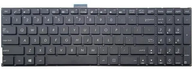 Main image of US Black Keyboard for Asus PN: 0KNB0-612RUS00 9Z.N8SSW.A0A NSK-USA01