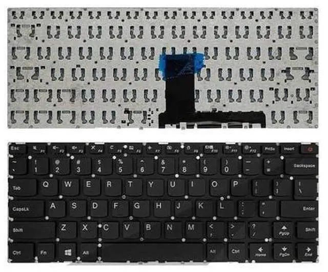 Main image of US black Keyboard for Lenovo IDEapad 110-14IBR 110-14AST no frame