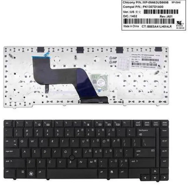 Main image of Keyboard for HP EliteBook 8440P 8440W BLACK With Point Stick US