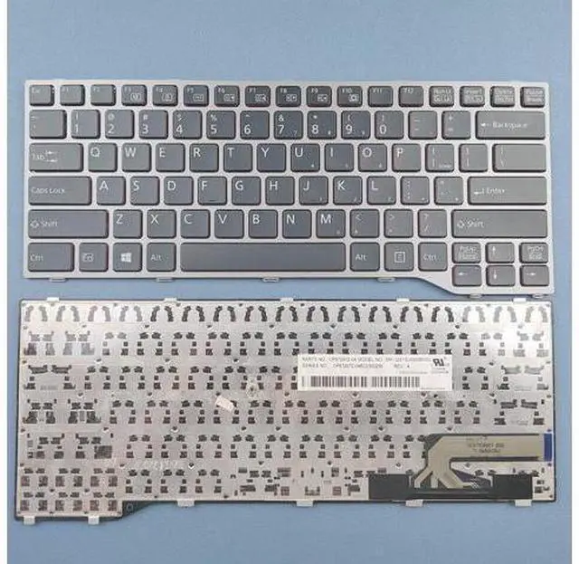 Main image of Laptop Keyboard for Fujitsu Lifebook T725 T726 Q775 Q737 Q736 US BLACK