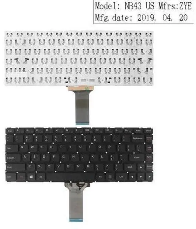 Main image of Keyboard for LENOVO IDEAPAD 500S-14ISK YOGA 500-14ACZ 500-14ISK Black NB43 US