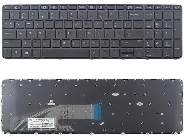 Main image of US Black Keyboard for HP Probook 827028-001 837549-001 AEX63U00210 AEX63U00110