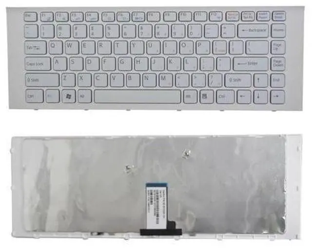 Main image of US White color Keyboard for Sony Vaio VPCEG VPC-EG PCG-61911L PCG-61913L PCG-61A11L