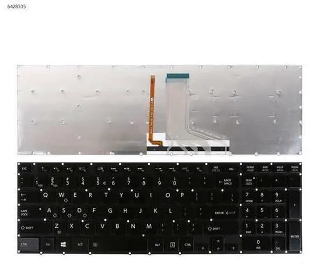 Main image of Keyboard for Toshiba Radius P55W-B P55W-B5112 P55W-B5201SL P55W-B5318 Backlit US