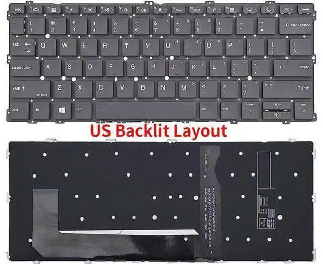 Main image of US Backlit Keyboard For HP EliteBook X360 1030 G2 1030 G3 G4 Series