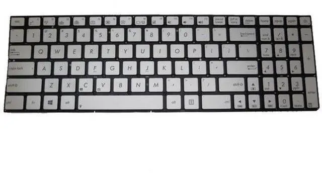 Main image of US Keyboard For ASUS Q501LA N541LA Q501 Q501L N541 N541L Silver 0KNB0-6627US00