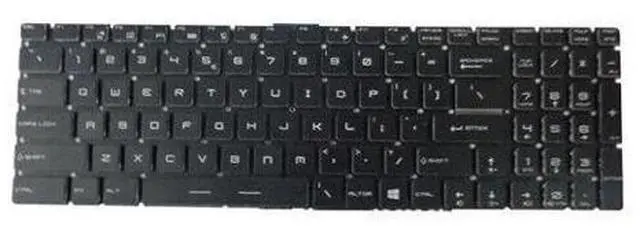 Main image of replacement keyboard for MSI GE62 GE72 GS60 GS70 GT72 Non-Backlit