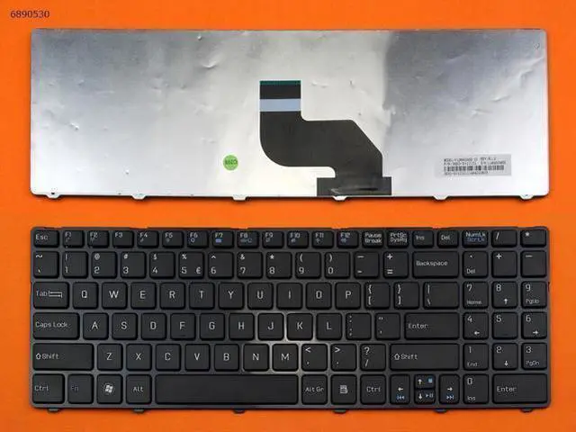 Main image of US Keyboard for MSI MedionAkoyaMD97409/42/43/483/519/521/639/718/719/728/763/787