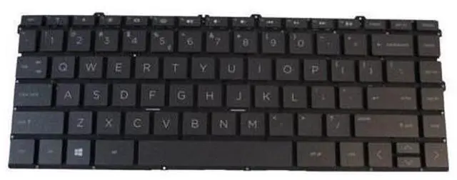 Main image of Black Non-Backlit Keyboard for HP Spectre 13-AW Laptops