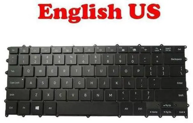 Main image of Keyboard For Samsung NP930MBE 930MBE English US BA59-04382A Black Backlit