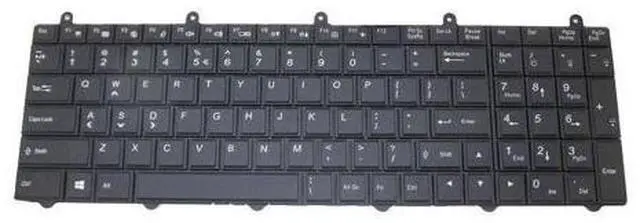 Main image of English US Laptop Keyboard For Sager NP8270 NP8275 NP8278 NP8290 NP8295 NP8298