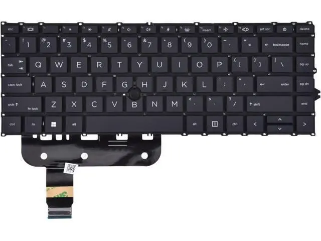 Alt view image 2 of 4 - replacement keyboard for HP EliteBook 840 G7 840 G8 845 G7 745 G7 745 G8 US Backlit