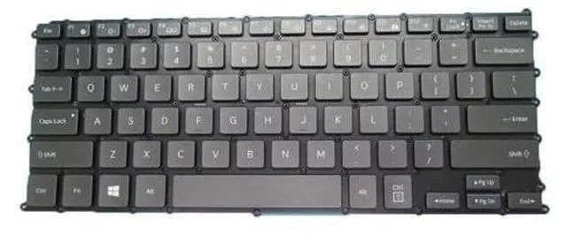 Main image of Keyboard For Samsung NP940X3M 940X3M English US BA59-02416A Backlit NO Frame