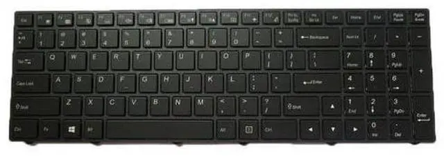 Main image of Backlit Keyboard For CLEVO N350 N550 N551 N650 N250 N251 N252 N750BU English US