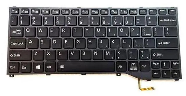 Main image of Backlit English US Keyboard For Fujitsu P727 P728 U727 U728 U729 U729X CP740738