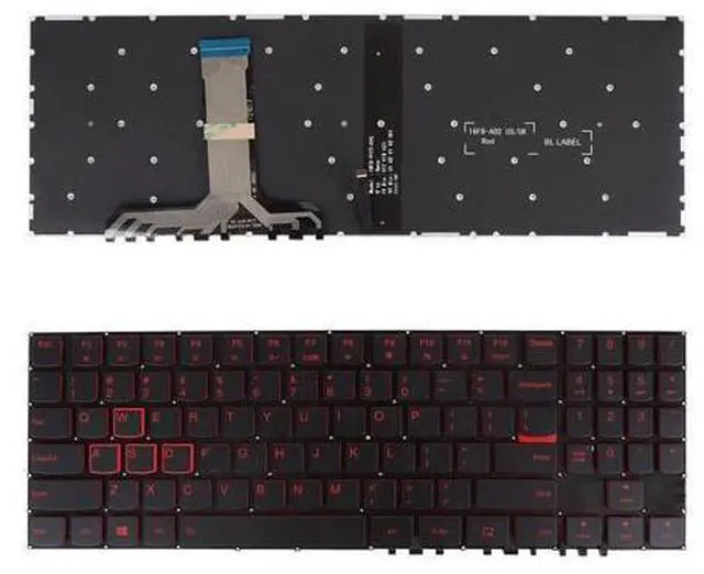 Main image of Keyboard for Lenovo Legion Y7000 Y7000P BLACK Without FRAM Backlit US