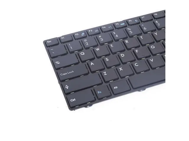 Alt view image 2 of 5 - US Keyboard for MSI GX60 GE60 GE70 Black Frame Black Small Enter V123322CK1
