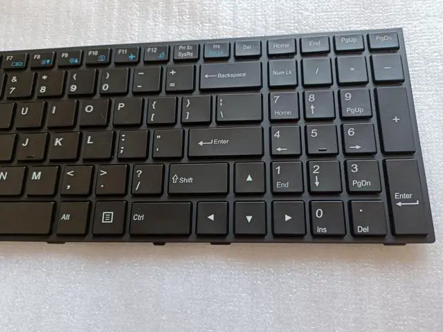 Alt view image 3 of 5 - replacement keyboard for Clevo P651SA P655SA P671SG P670SE P655SG US with Backlit black