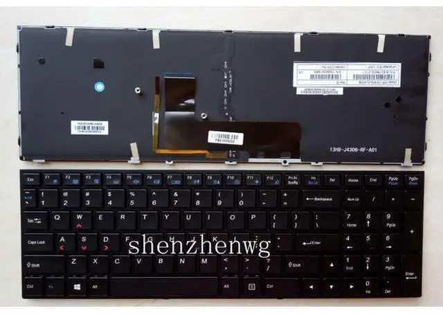 Main image of replacement keyboard for clevo P670SA P670SE P670SG P670RE3 P670RG P671SA US Backlit