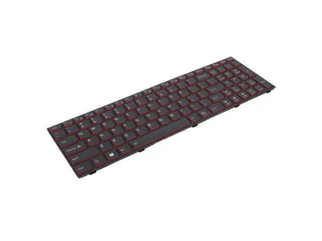 Alt view image 3 of 5 - US Keyboard for Lenovo Ideapad Y500 Black Frame Black ReDE T4B8 TC 25207342