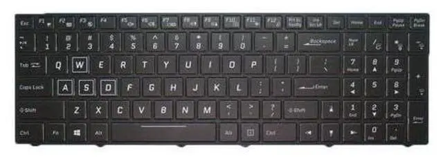 Alt view image 2 of 5 - Backlit Keyboard For CLEVO N850 P950 CVM15F23USJ430D 6-80-N8500-011-1 English US