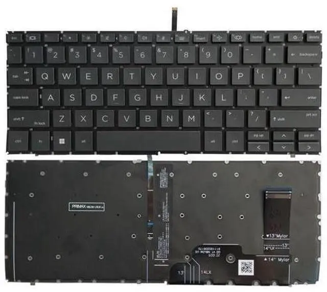 Main image of replacement keyboard for HP EliteBook 840 G9 830 G9 Laotop US English Backlit black