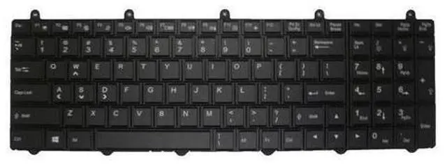 Alt view image 2 of 5 - Backlit Keyboard For CLEVO P157SM P177SM 6-80-P17S0-010-3 V132150Black color3 English