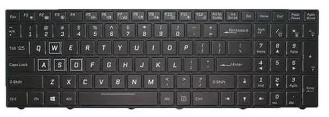 Main image of English US Keyboard For Sager NP8967 NP8967-S NP8968 NP8971 NP8972 NP8973