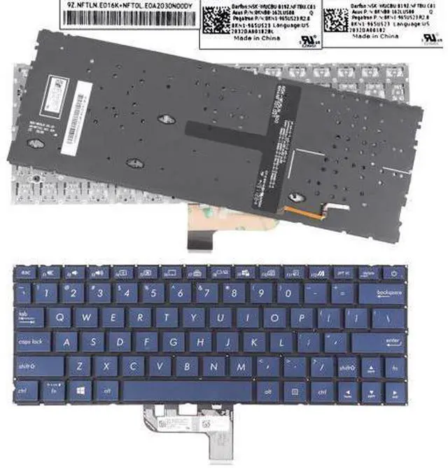 Main image of US Keyboard for Asus UX334FA UX334FL UX334FLC UX333FAC UX333FLC Backlit