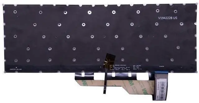 Alt view image 3 of 5 - US BACKLIT KEYBOARD for MSI Stealth 15M GS66 Stealth GP66 VECTOR GE66 RAIDER