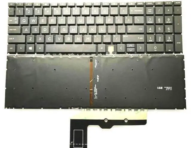 Main image of US Black Backlit Keyboard for HP Envy 17M-CG 17M-CG0013DX 17M-CG1013DX