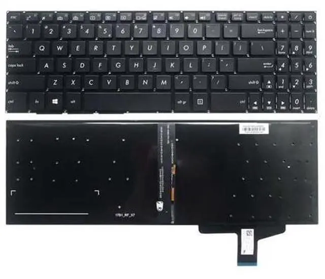 Main image of Keyboard for ASUS M580 N580/V/VD/G FX570 F570U NX580V NX580VD Black US Backlit